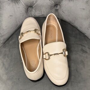 Alfani Women's Elegant Cream Loafers